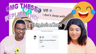 BTS being chaotic on Weverse| REACTION