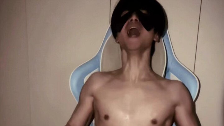 The masked man was electrocuted.