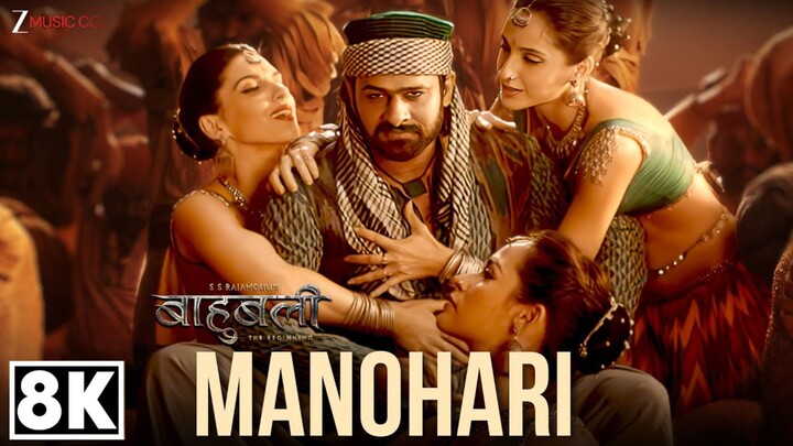 Manohari 8K Video Baahubali The Beginning Prabhas Nora Fatehi Divya Kumar Neeti Mohan