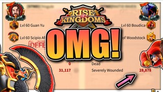 Boudica Prime Test Results [best archer legend by far] Rise of Kingdoms