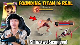 JIWA WIBUKU MERONTA-RONTA!!🥶 REVIEW SKIN EREN YEAGER AOT (Yin) ULTINYA JADI FOUNDING TITAN COYY