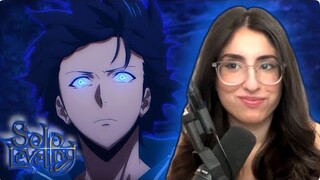 HIS GLOW UP?!  Solo Leveling Episode 4 REACTION - “I've Gotta Get Stronger"