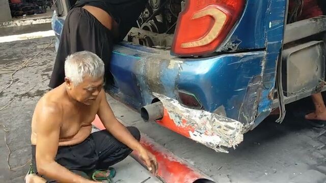 OMON OMON ASTUTI...‼️BUS ALS 378 REPAIR BUMPER LAGI...‼️