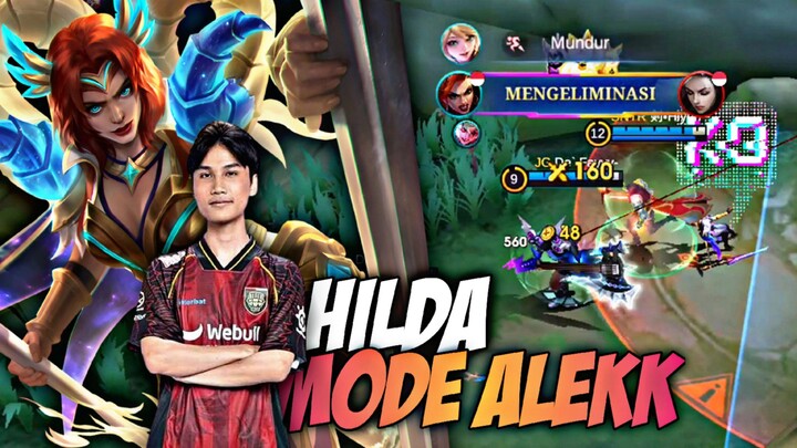 AGRESIVE GAMEPLAY HILDA!! SCREENING AND MIRRORING!! AUTO GK GERAK MUSUH!! - Mobile Legends