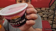 Lid Licking Forest Fruit Skyr Yoghurt - Asmr Eating Sounds