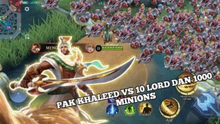 PAK KHALEED VS 10 LORD DAN 1000 MINIONS 💥🔥 ||