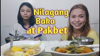 Mukbang/Nilagang Baka at Pakbet