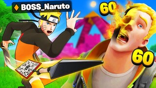 I Pretended To Be BOSS Naruto - Fortnite