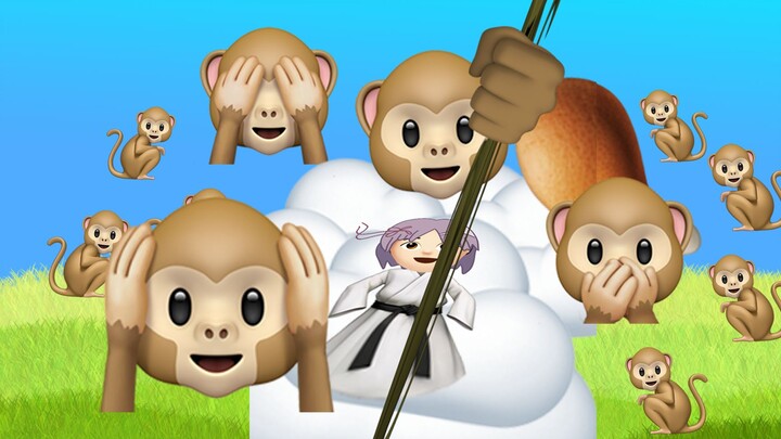 【emoji】Tali monyet, mulai!