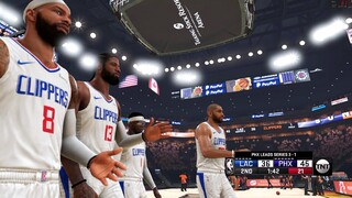 NBA 2K21 Modded Playoffs Showcase | Suns vs Clippers | GAME 5 Highlights 4th Qtr