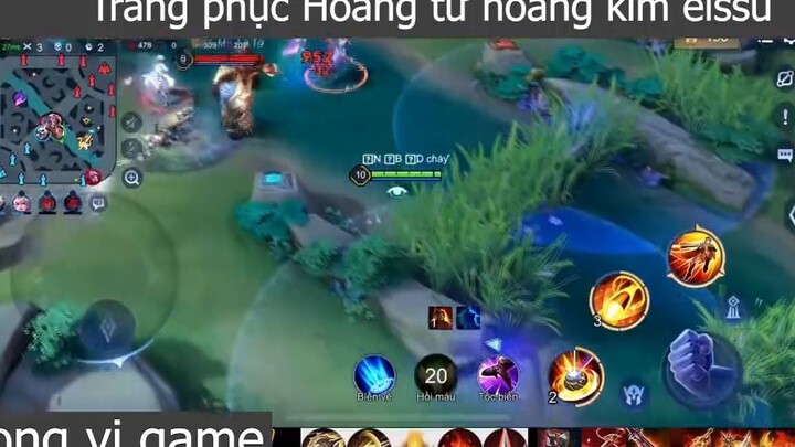 Trang phục Hoàng tử hoàng kim elssu p4 #songvigame