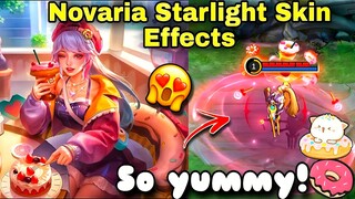 NOVARIA NEW STARLIGHT SKIN EFFECTS!🍰🍩🎂🧁🍨🍧🍦