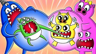 Baby NABNAB vs Baby CHEF PIGSTER Sad BACKSTORY!? - Garten of Banban Animation | KUDO Rainbow Friends