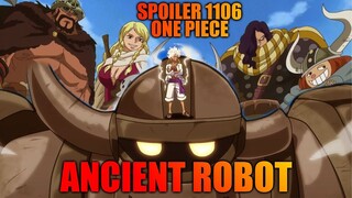 Spoiler Lengkap Ch. 1106 One Piece - Munculnya Dorry & Broogy - Bergeraknnya Robot Kuno Karena Nika!