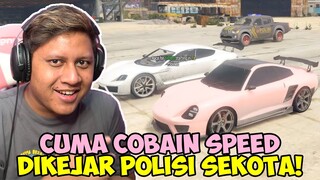 NIAT BALAPAN MALAH DIKEJAR POLISI SATU KOTA - GTA V Roleplay