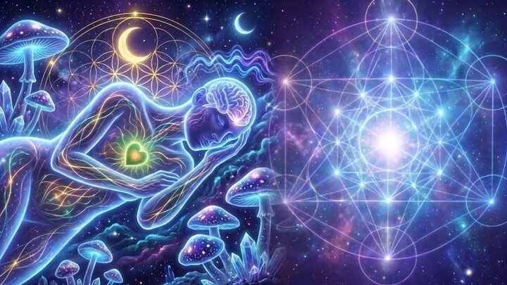 528Hz + 285Hz + 432Hz + 741Hz | 量子细胞再生：修复身体组织与DNA，5分钟深度助眠 (44分钟高保真)