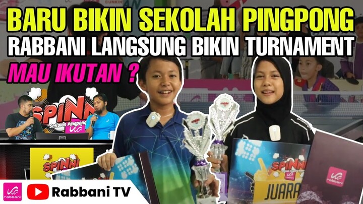 Bikin Sekolah Pingpong.. Rabbani Langsung Gelar Turnamen!  #SPINNI