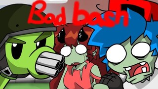 เกม|Bad Bash friday night funkin' x อนิเมชั่น PVZ