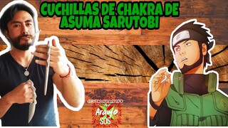 KUNAIS DE CHAKRA DE ASUMA SARUTOBI Mira como las hicimos--- ARAUJOSOS