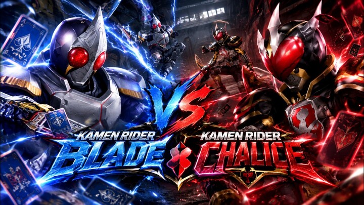 Kamen Rider Blade vs Kamen Rider Chalice | Story Battle Mode Climax Heroes |