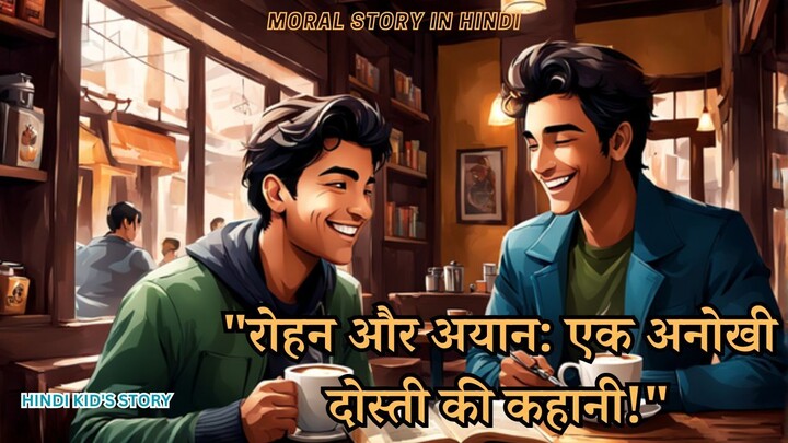 "रोहन और अयान: एक अनोखी दोस्ती की कहानी!" – Moral Story in Hindi | #hindikidsstory