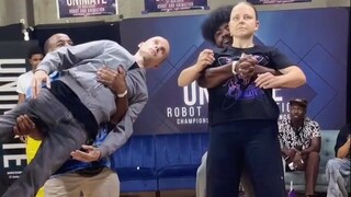 Stunned on the spot! Russian breakdancing master dressed as a robot performs, leaving the audience w