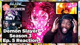 Demon Slayer Season 3 Episode 5 Reaction | TANJIRO UNLEASHES HIS NEW SUN HALO DRAGON TECHNIQUE!!!