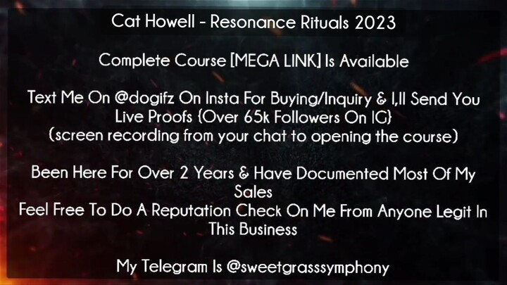 Cat Howell Course Resonance Rituals 2023 download