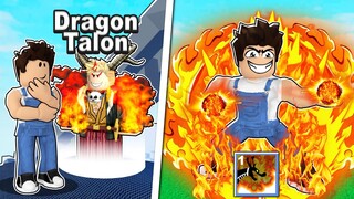 I UNLOCKED DRAGON TALON! 🔥 *Showcase* Roblox Blox Fruits