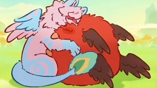 There are beasts (making friends)