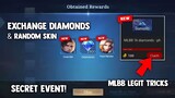 SECRET EVENT! EXCHANGE TO CLAIM 1K DIAMONDS AND RANDOM SKIN! (CLAIM FREE!) | MOBILE LEGENDS 2022