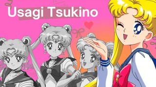 Usagi Sailor Moon Drawing Tutorial