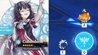 New Update!! COLUMBINA KIT PLAYSTYLE, VOICELINES & PERSONALITY INFO - Genshin Impact