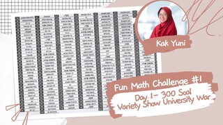 Game Matematika 300 Soal University War Day1 #gamematematika #operasihitungcampuran #soalmatematika