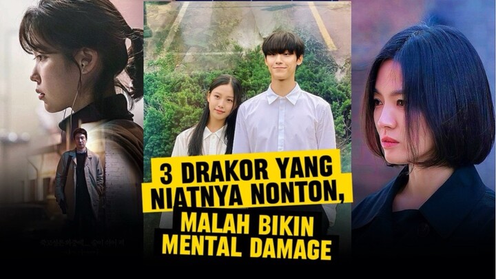 JANGAN NONTON 3 DRAKOR INI KALAU MENTAL LO BELUM SIAP 💀