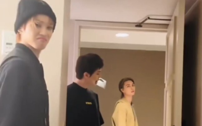 Taeyong really is a TikTok pro—these three are having so much fun! Taeyong, Johnny, and Tinhoo—right