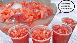 FRESH WATERMELON JUICE | HOW TO MAKE WATERMELON JUICE STREET FOOD AMAZING CUT | NEGOSYONG PATOK