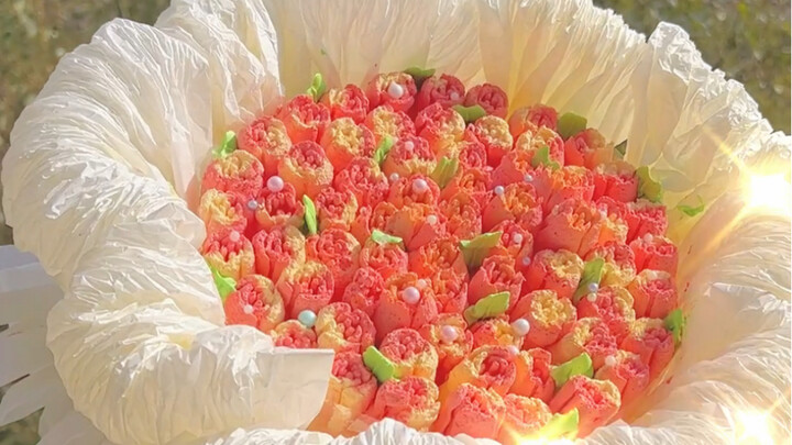 Hôm nay là Ngày Phụ nữ. Chị gái tôi và tôi đã làm một bữa ăn bất ngờ cho mẹ yêu quý của chúng tôi! C