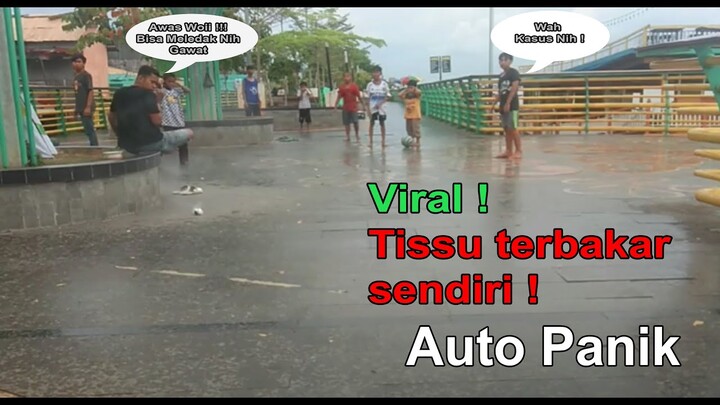 Tisu Terbakar Dengan Kekuatan Pikiran