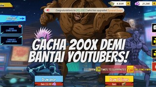 GACHA 200X DEMI PERANG YOUTUBER !! - OPM ONE HIT ONE KILL