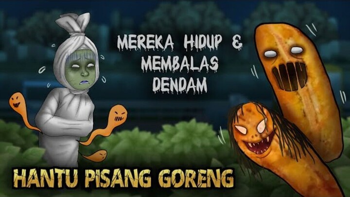 Hantu Pisang Goreng, bikin Pocong Kebelet #HORORKOMEDI  Kartun Hantu, Kartun Luc