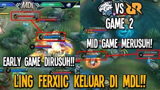 LING FERXIIC DIRUSUH TAPI TETAP UNGGUL LVL LAWAN AETHER!! EVOS ICON VS. RRQ SENA GAME 2 | MDL ID S6