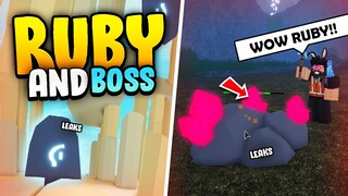 NEW* RUBY AND BOSS leaks!! - in Roblox Islands (Skyblock)