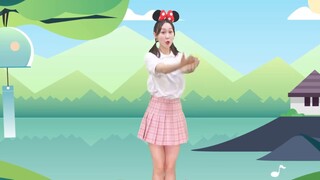 [Rabbit Ear Dance] Children's dance "Love is infinite" kindergarten large class morning exercise rhy