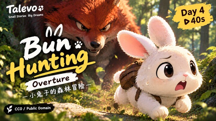 小兔子的森林冒险｜大灰狼再次出现了！｜Bun Hunting: Overture 第4天