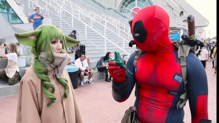 D Piddy】Menjelma Deadpool dan membuat kejutan besar di Comic-Con Deadpool vs San Diego Comic-Con 202