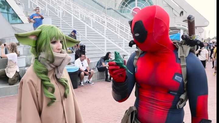 【D Piddy】化身死侍大闹漫展Deadpool vs San Diego Comic-Con 2022