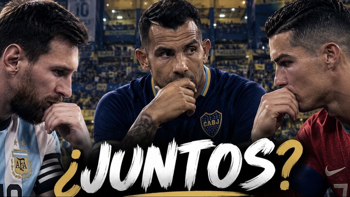 ¿MESSI Y CRISTIANO JUNTOS? El plan de Tévez que puede hacer HISTORIA 🤯🐐