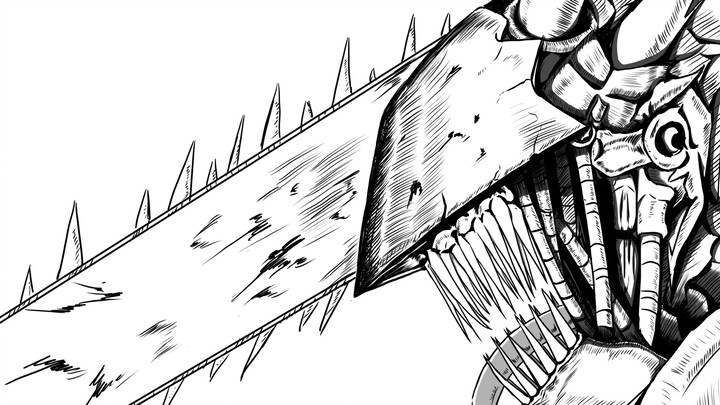 [Hand-drawn frame-by-frame animation] Chainsaw Man—Hero from Hell