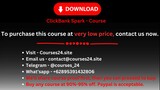ClickBank Spark - Course